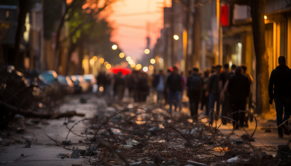 En respuesta a la tercera ola de COVID-19, el gobierno colombiano impone un toque de queda