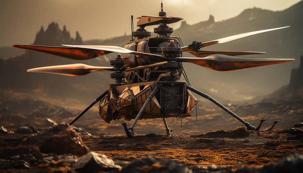 La NASA revela cómo el helicóptero Ingenuity aterrizó en la superficie de Marte